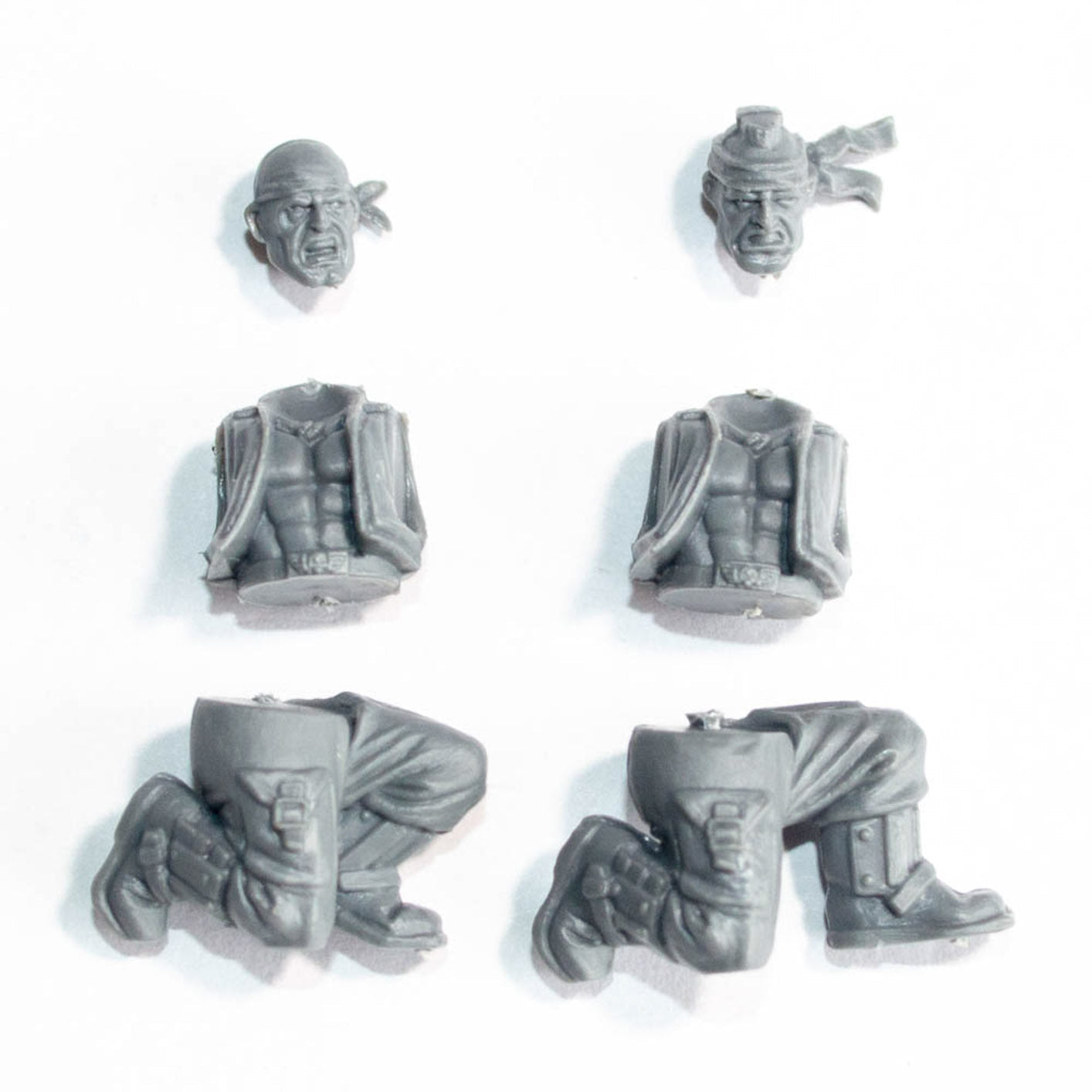 Astra Militarum Catachan Heavy Weapons Squad Body x 2 - Astra Militarum - Authentic Sprue