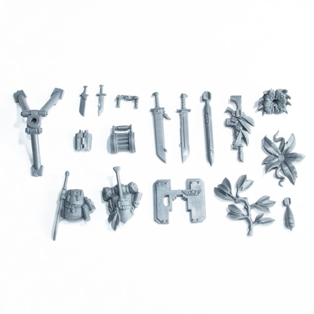 Warhammer 40K Astra Militarum Catachan Heavy Weapons Squad Accessories Bits Bitz