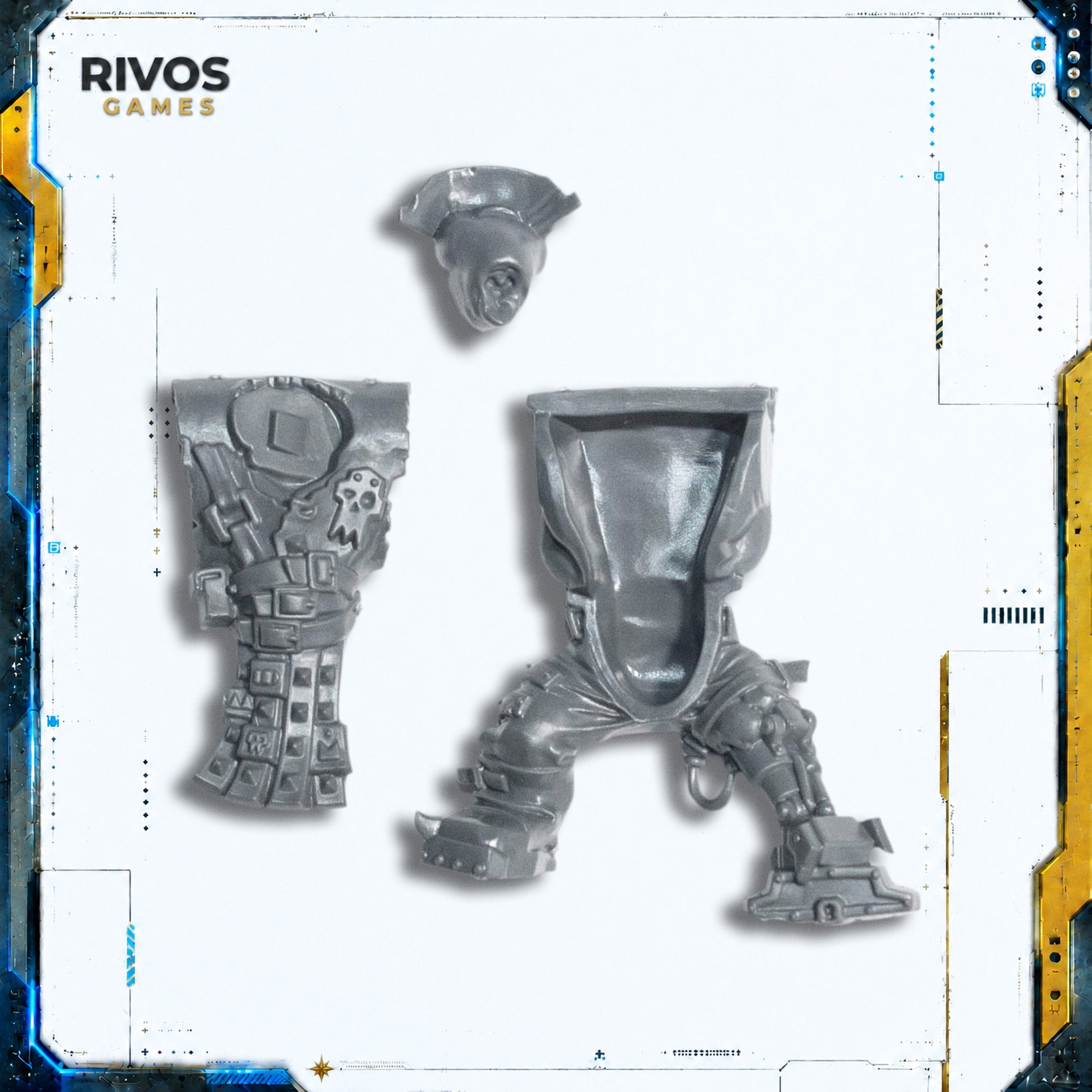 Warhammer 40K Orks Ork Flash Gitz Legs and Torso C - Bits (Bitz)