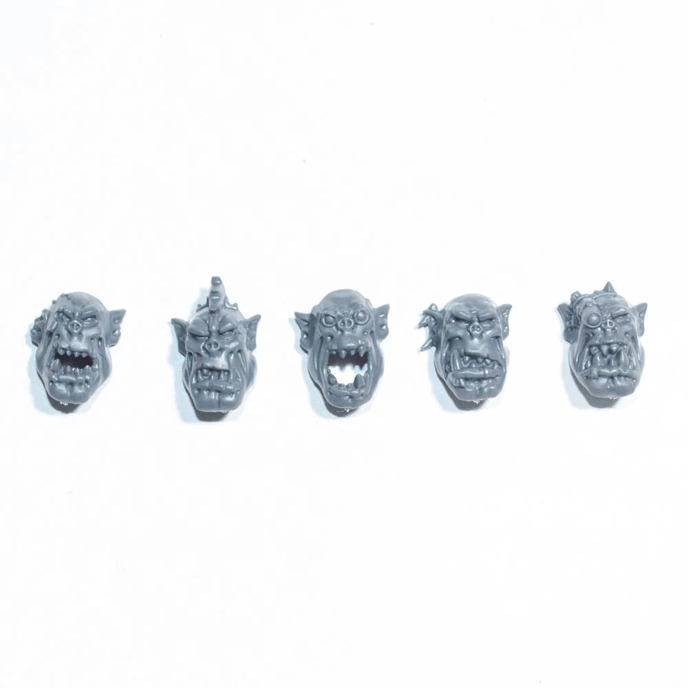 Warhammer 40K Orks Ork Flash Gitz Heads x 5 A Bits Bitz