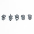 Orks Ork Flash Gitz Heads x 5 A - Orks - Spare Part