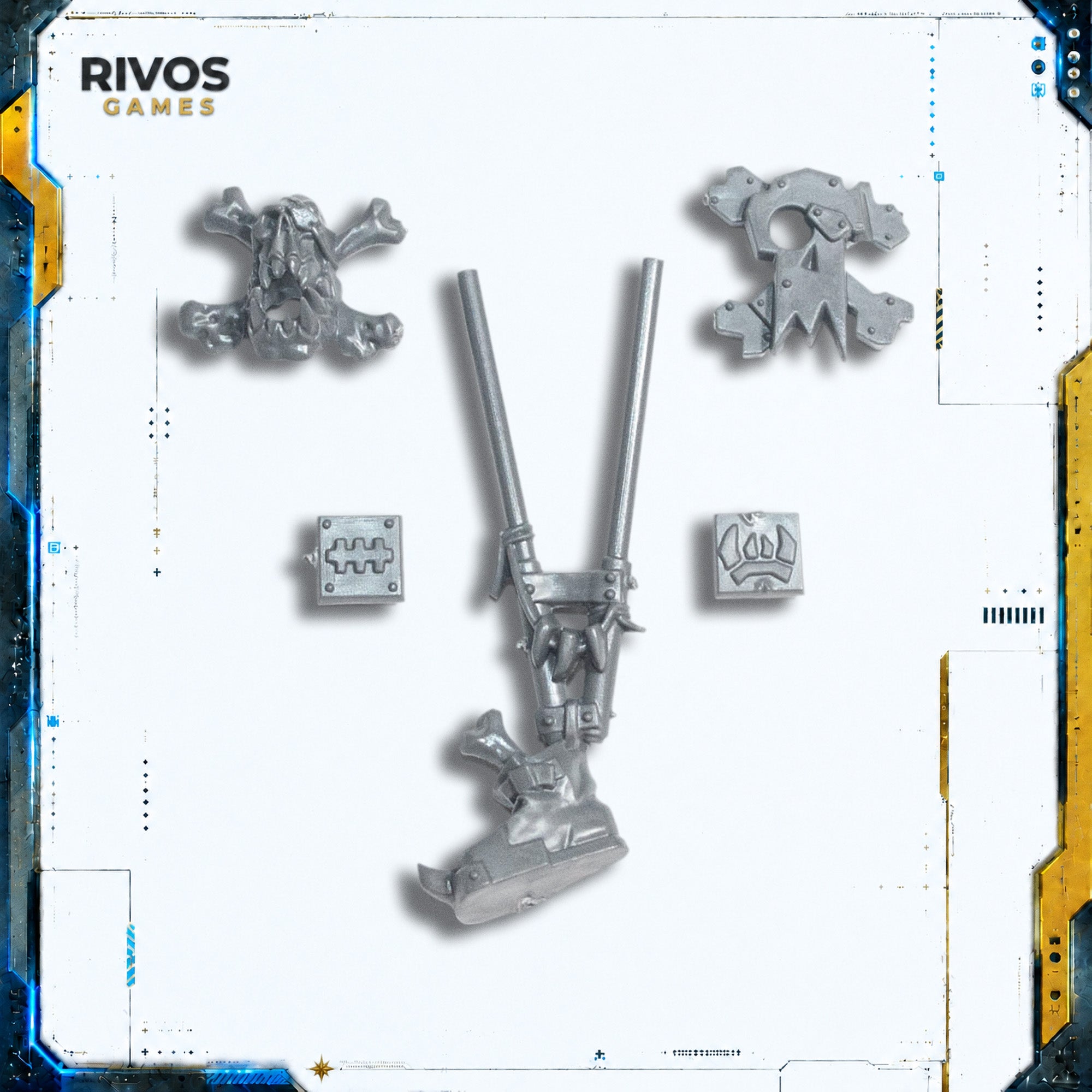 Warhammer 40K Orks Ork Flash Gitz Bosspole A - Bits (Bitz)