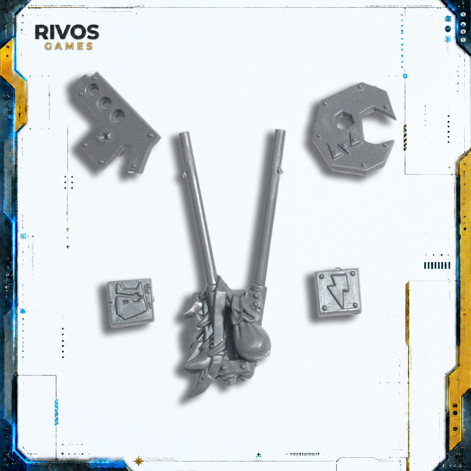 Warhammer 40K Orks Ork Flash Gitz Bosspole D - Bits (Bitz)