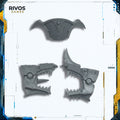 Warhammer 40K World Eaters Lord Invocatus Juggernaut Head B - Bits (Bitz)