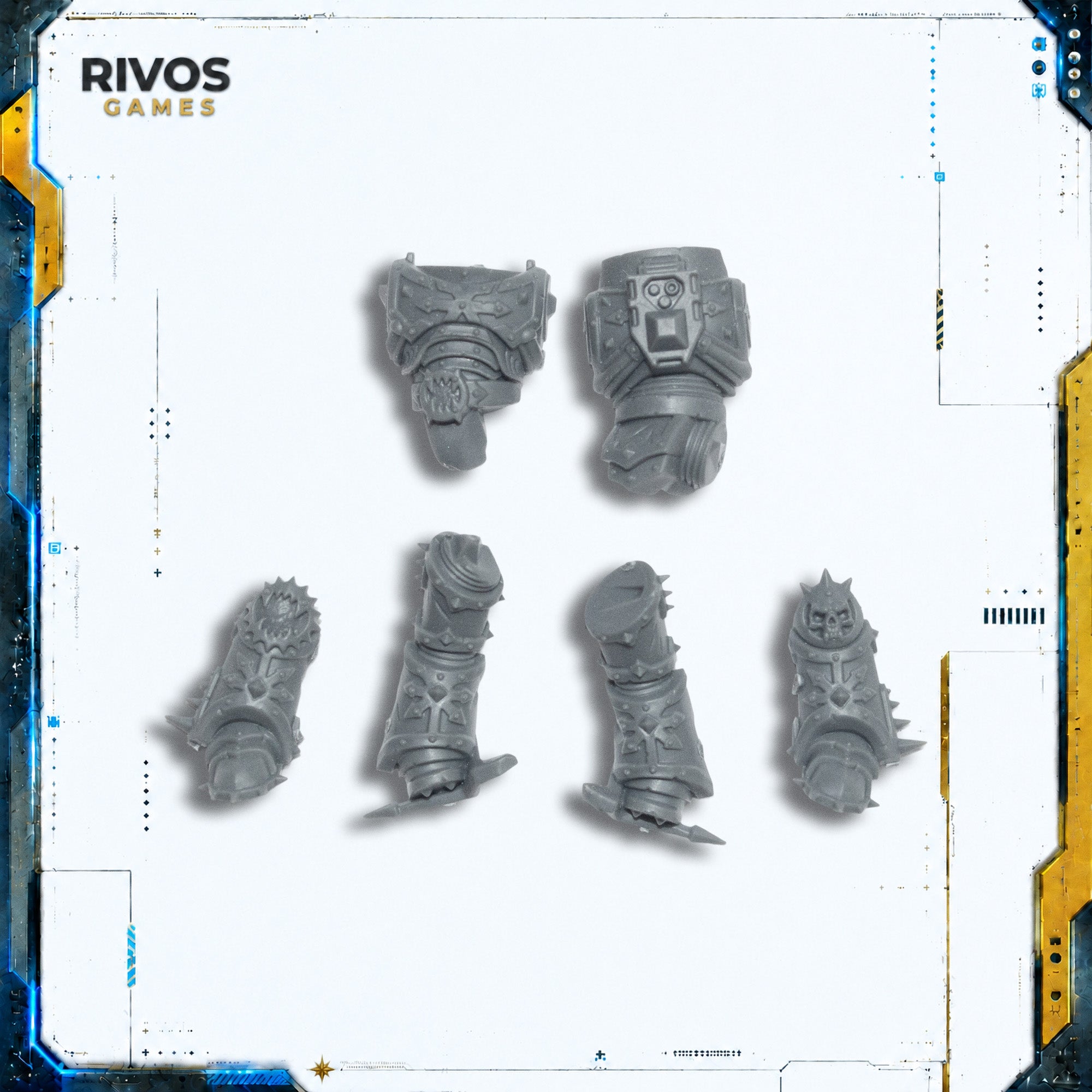 Warhammer 40K World Eaters Lord Invocatus Legs and Torso A - Bits (Bitz)