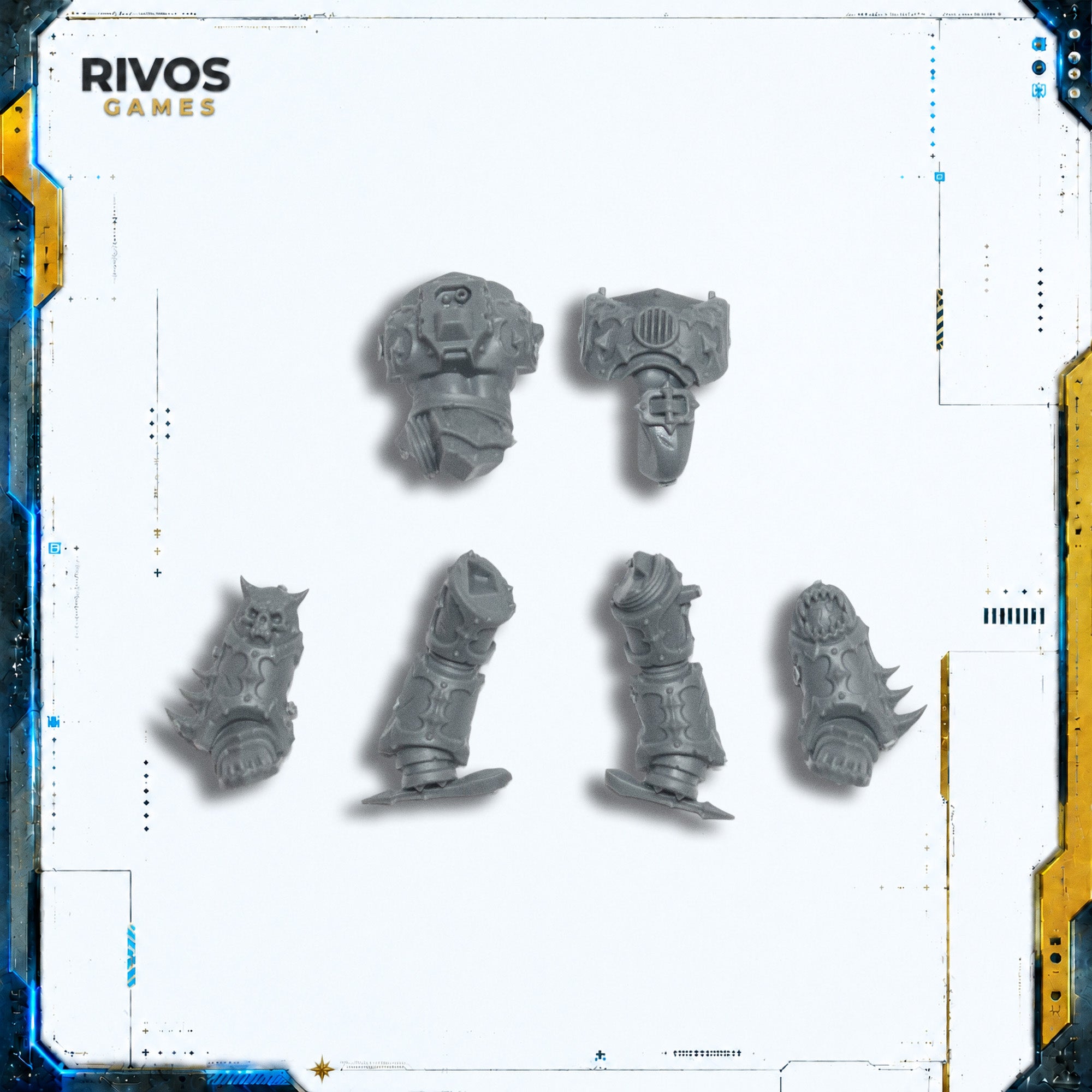 Warhammer 40K World Eaters Lord Invocatus Legs and Torso B - Bits (Bitz)