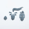 Warhammer 40K World Eaters Lord Invocatus Heads x 3 Bits Bitz