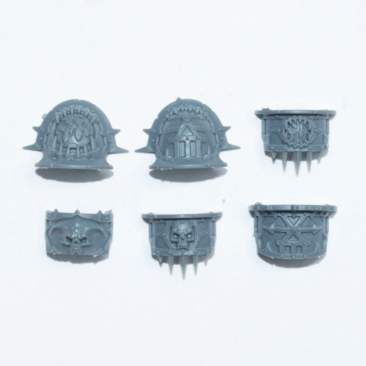 Warhammer 40K World Eaters Lord Invocatus Shoulder Pads x 6 Bits Bitz