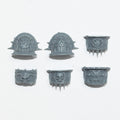 World Eaters Lord Invocatus Shoulder Pads x 6 - Warhammer - Kitbash Bit