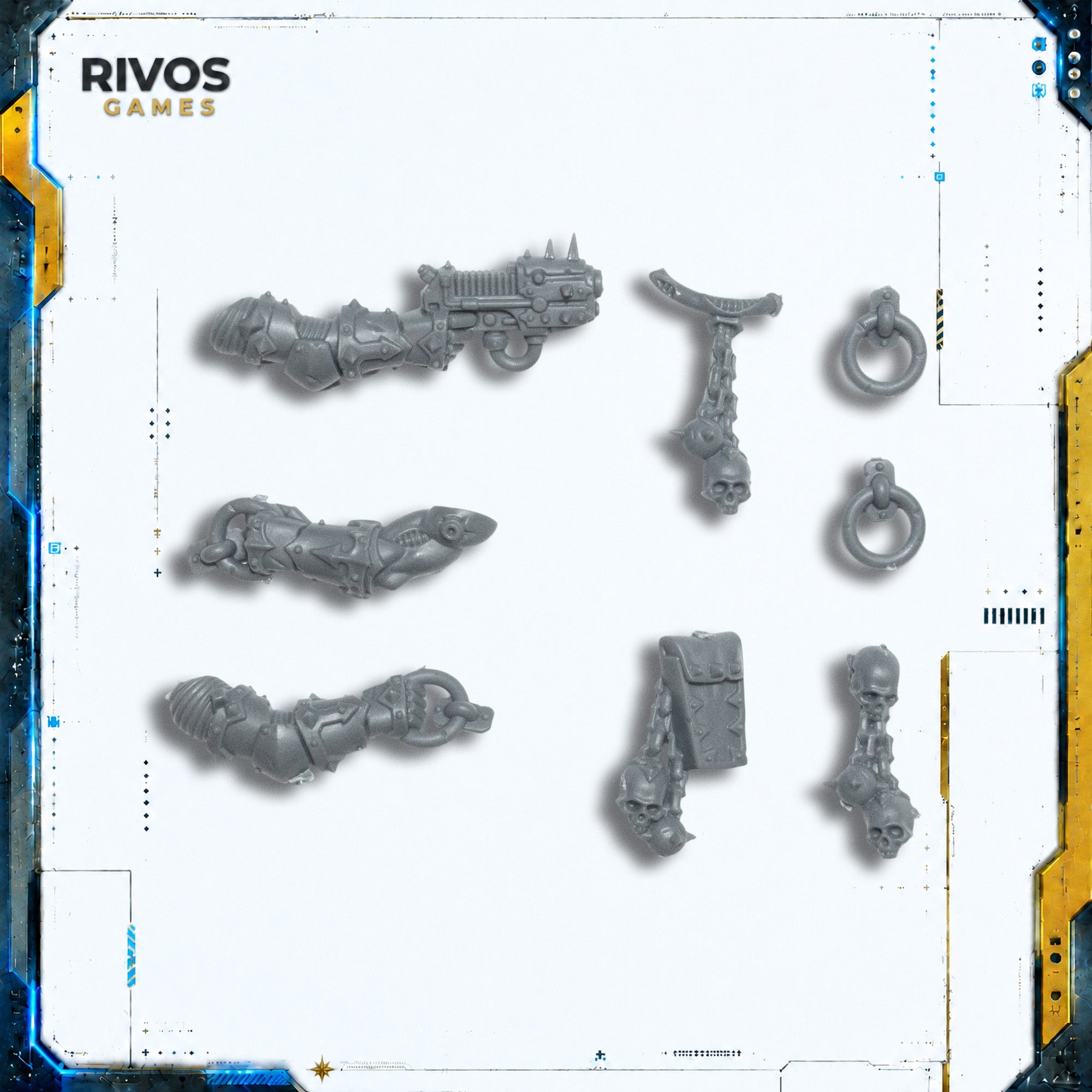 Warhammer 40K World Eaters Lord Invocatus Accessories - Bits (Bitz)