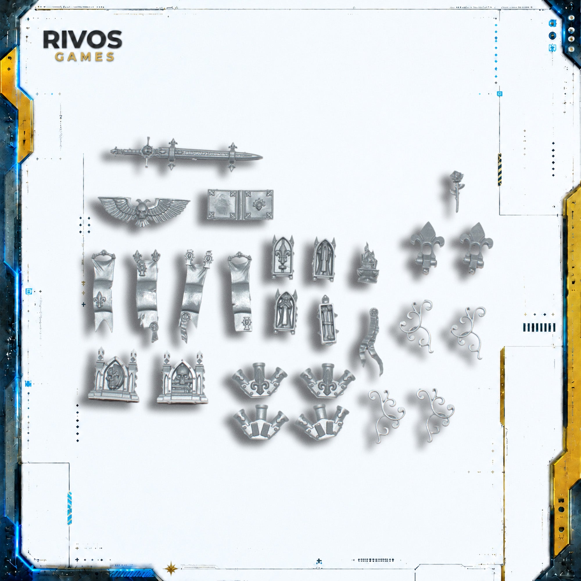Warhammer 40K Adepta Sororitas Rhino Accessories B - Bits (Bitz)