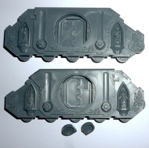 Adepta Sororitas Exorcist Hull Sides - Warhammer - Kitbash Bit