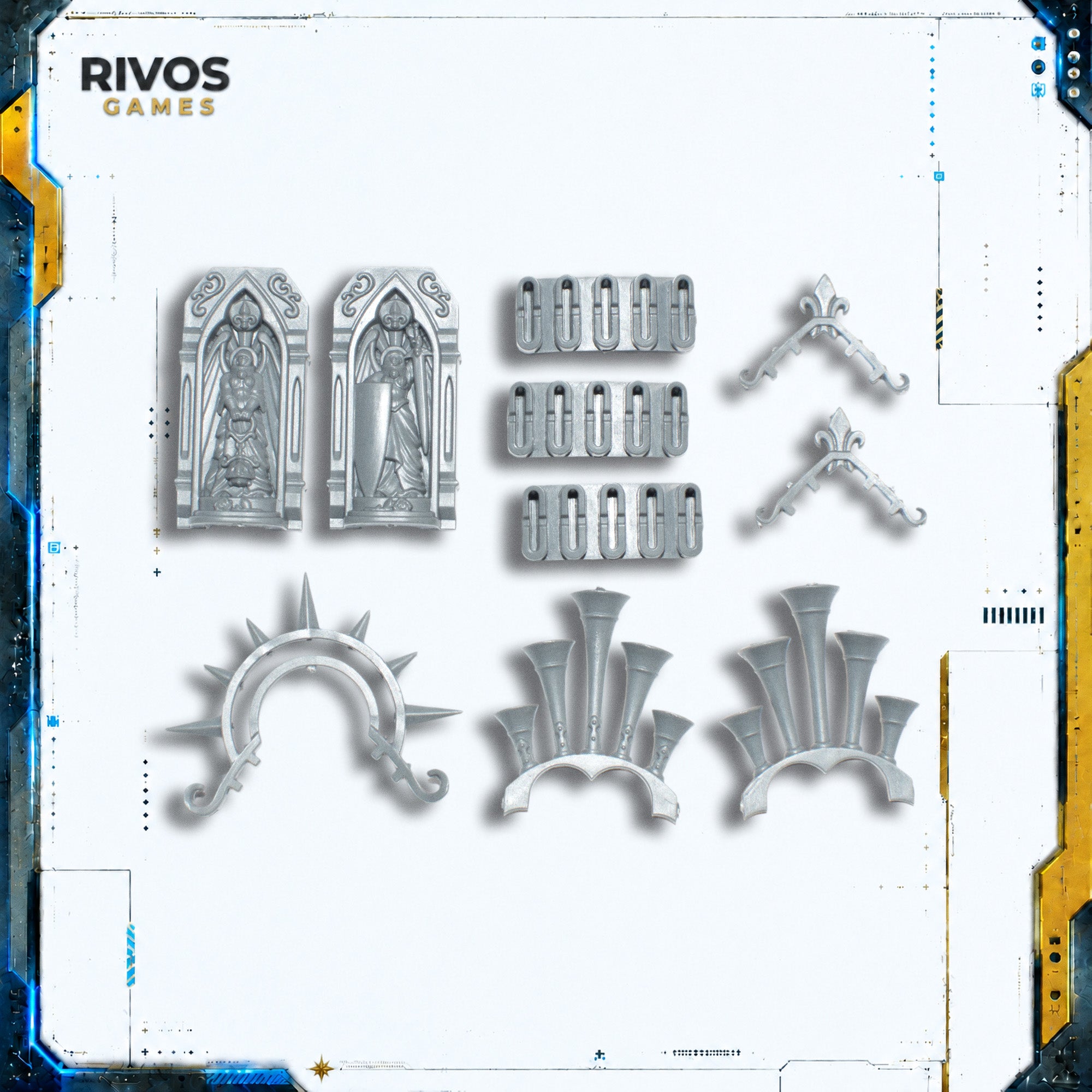 Warhammer 40K Adepta Sororitas Exorcist Accessories A - Bits (Bitz)