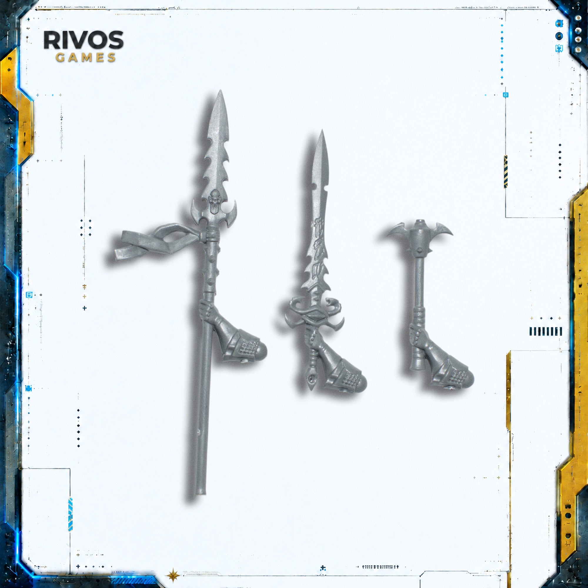 Warhammer Cities of Sigmar Scourgerunner Chariot Spear/Sword/Mace - Bits (Bitz)