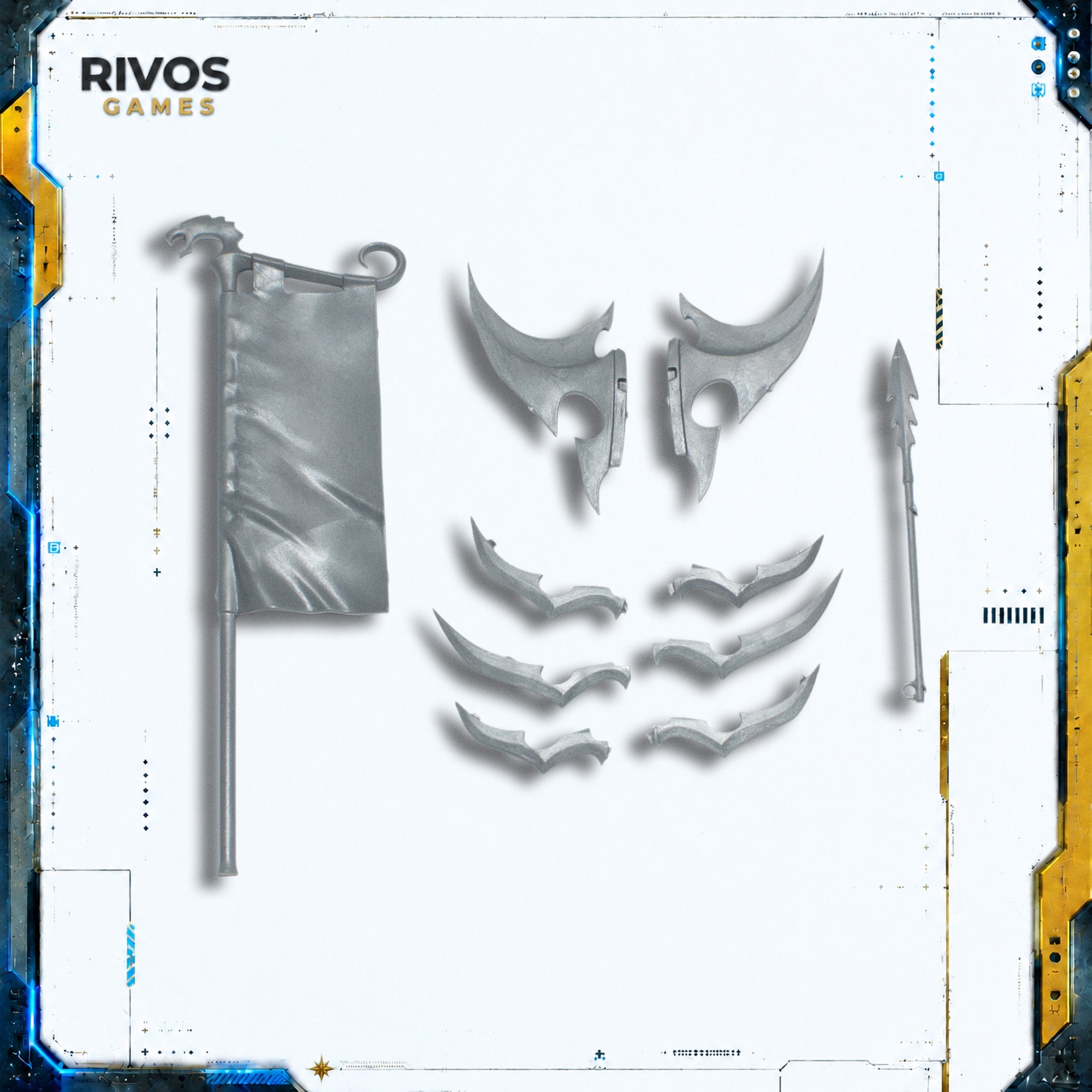 Warhammer Cities of Sigmar Scourgerunner Chariot Accessories - Bits (Bitz)