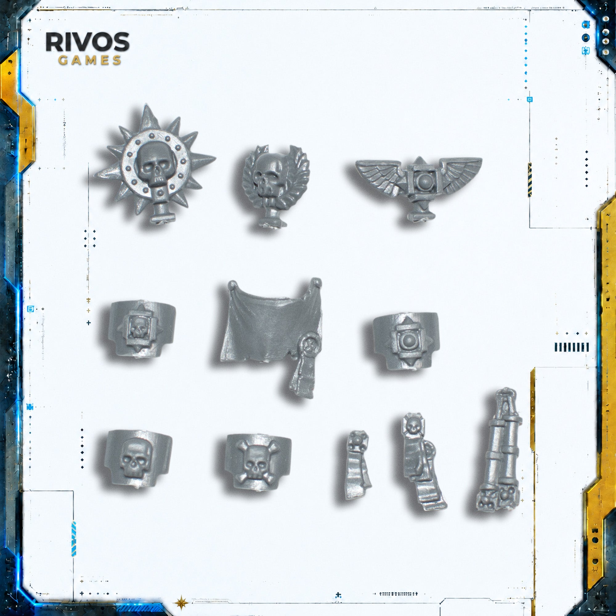 Warhammer 40K Space Marines Terminator Assault Squad Accessories B - Bits (Bitz)