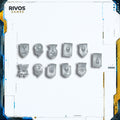 Warhammer 40K Blood Angels Terminator Assault Squad Shoulder Shields - Bits (Bitz)