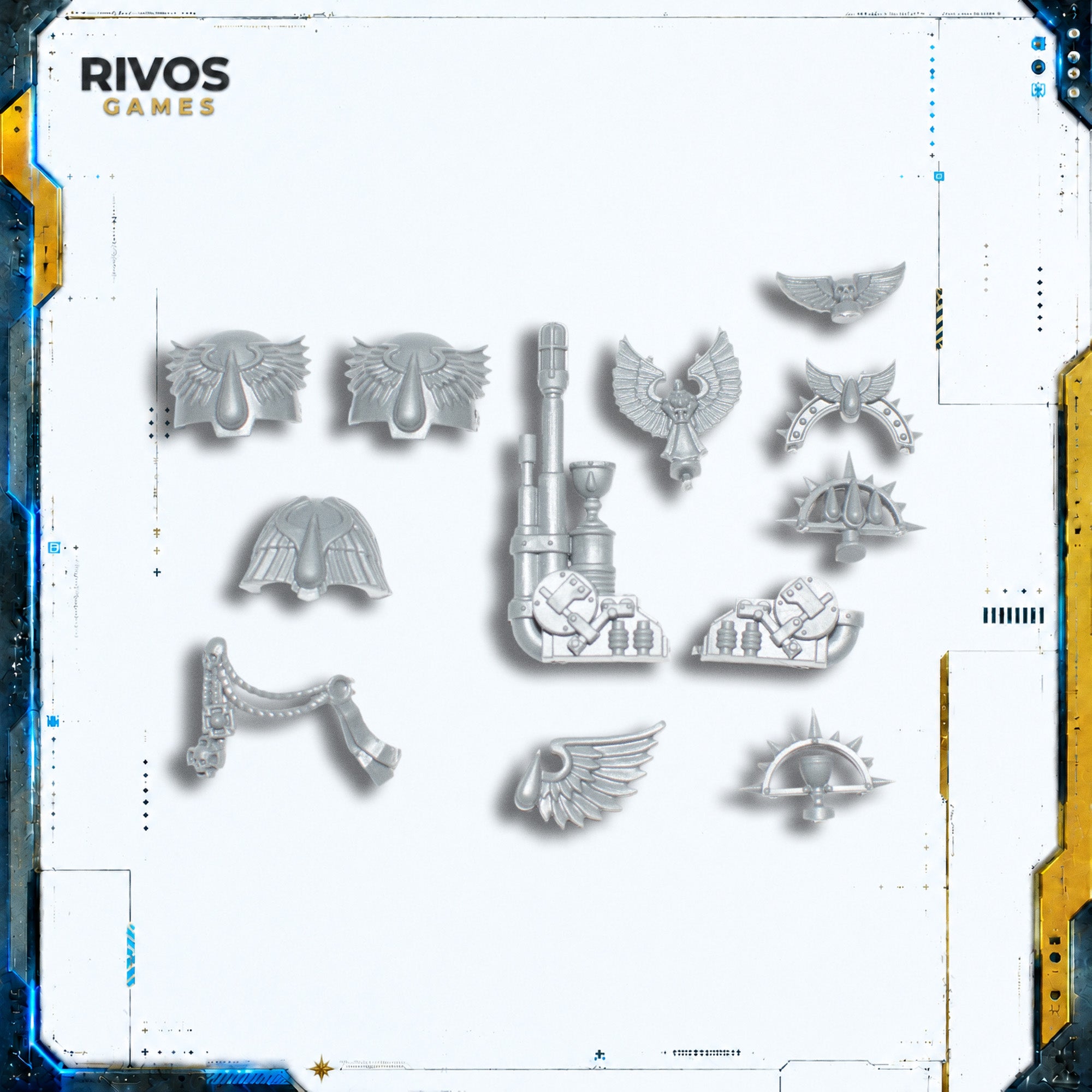 Warhammer 40K Blood Angels Terminator Assault Squad Accessories - Bits (Bitz)