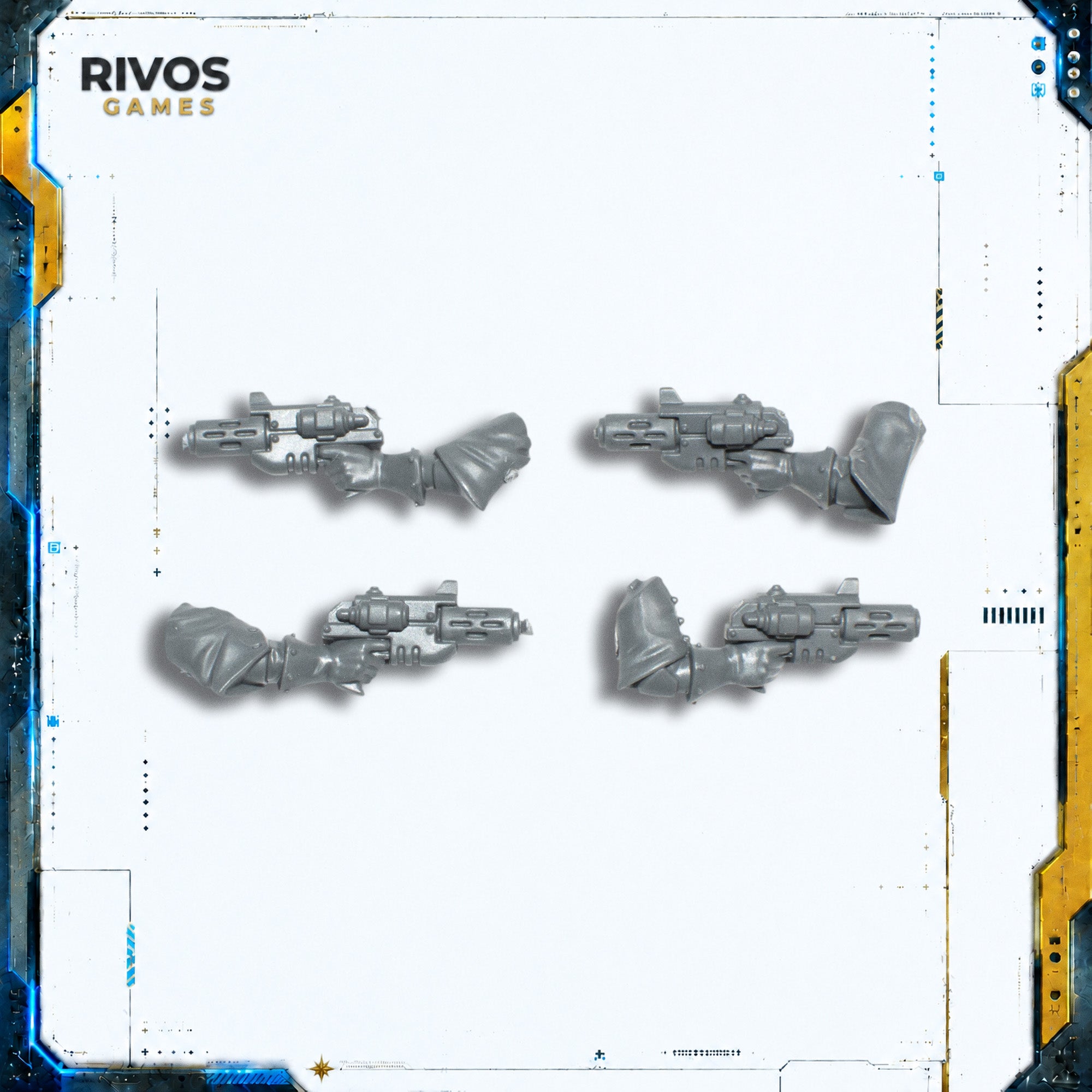 Warhammer 40K Adepta Sororitas Seraphim Squad Inferno Pistols x 4 - Bits (Bitz)