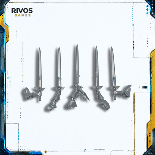 Warhammer 40K Adepta Sororitas Seraphim Squad Power Swords x 5 Bits Bitz