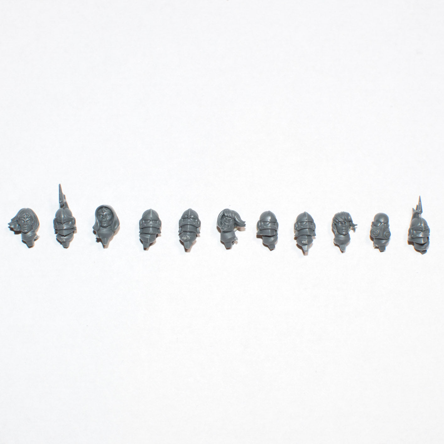 Adepta Sororitas Seraphim Squad Heads x 11 B - Warhammer - Spare Part