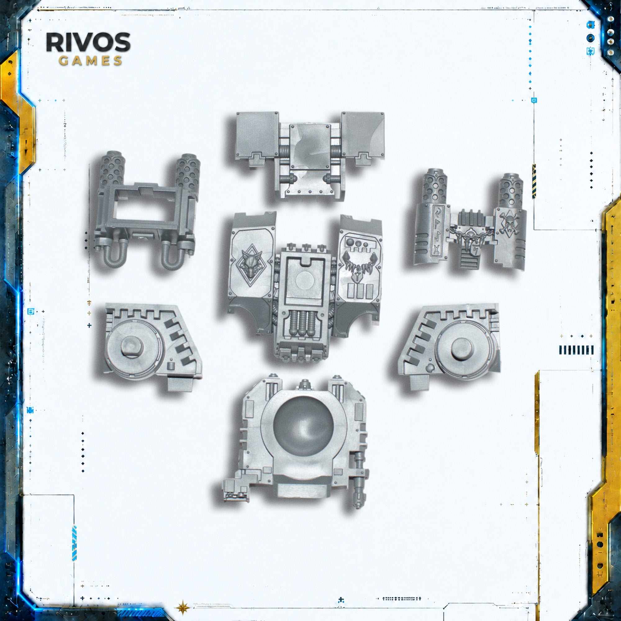Warhammer 40K Space Wolves Venerable Dreadnought Torso - Bits (Bitz)