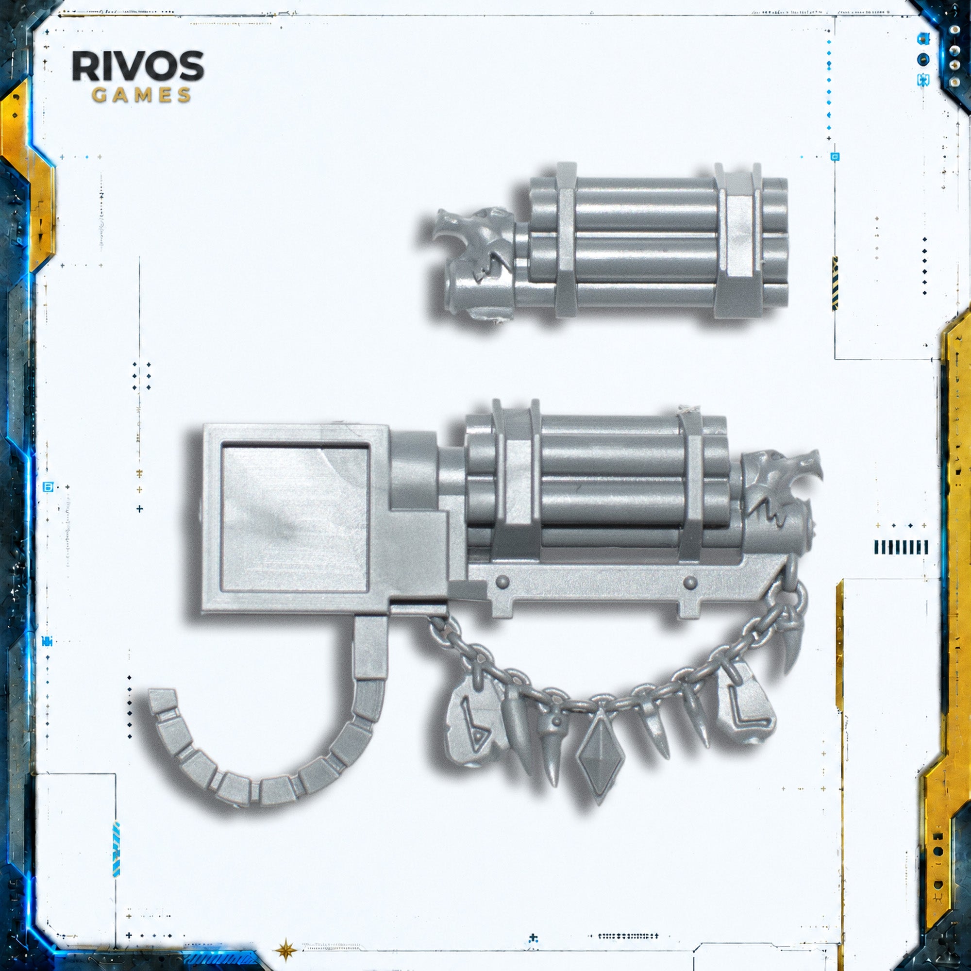 Warhammer 40K Space Wolves Venerable Dreadnought Assault Cannon - Bits (Bitz)