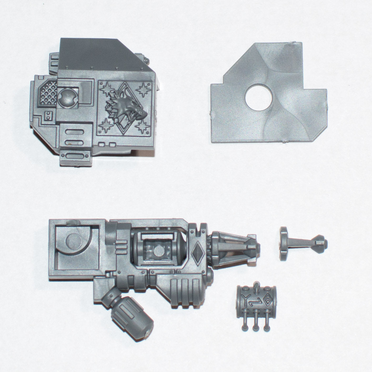 Space Wolves Venerable Dreadnought Helfrost Cannon - Warhammer - Spare Part