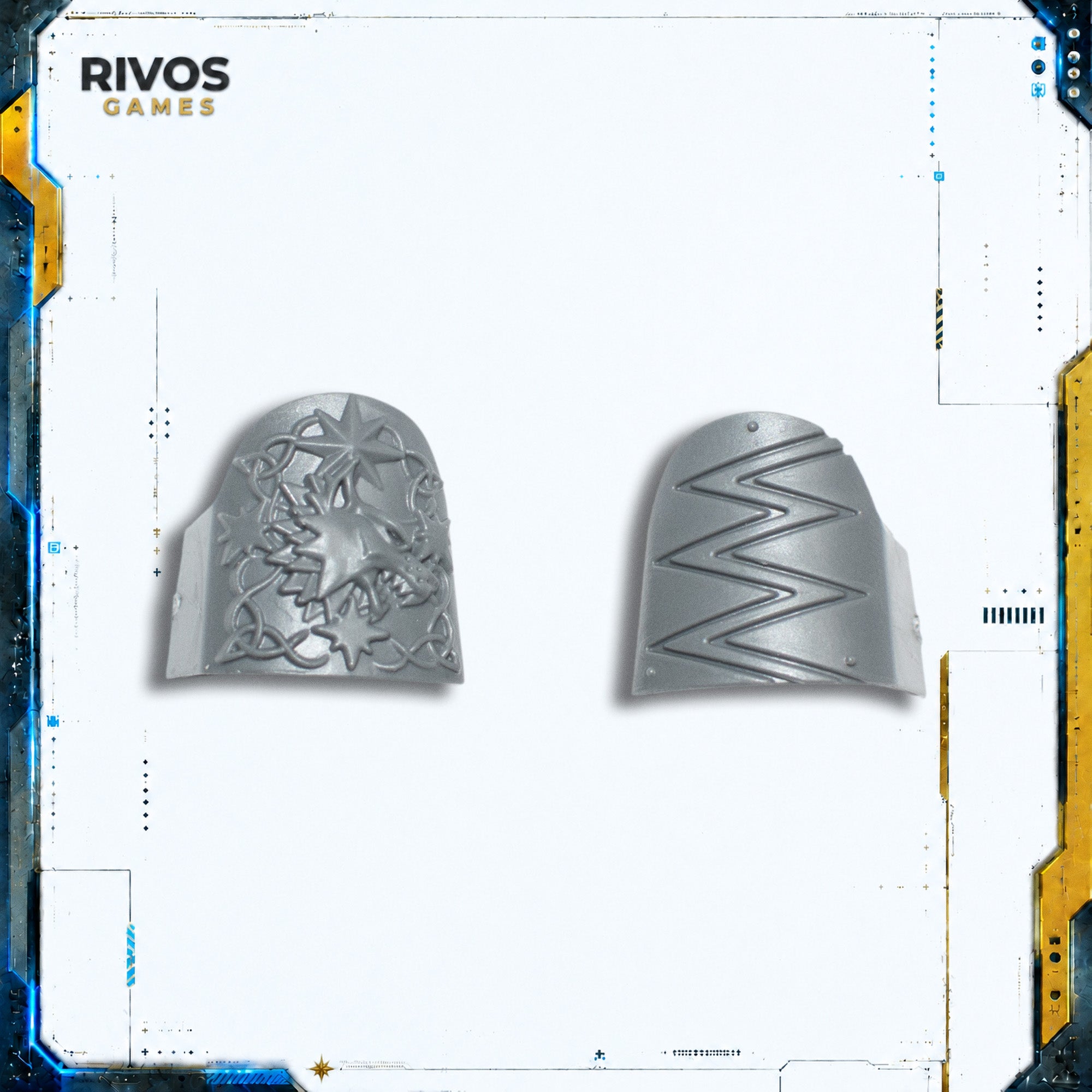 Warhammer 40K Space Wolves Venerable Dreadnought Leg Armour A - Bits (Bitz)