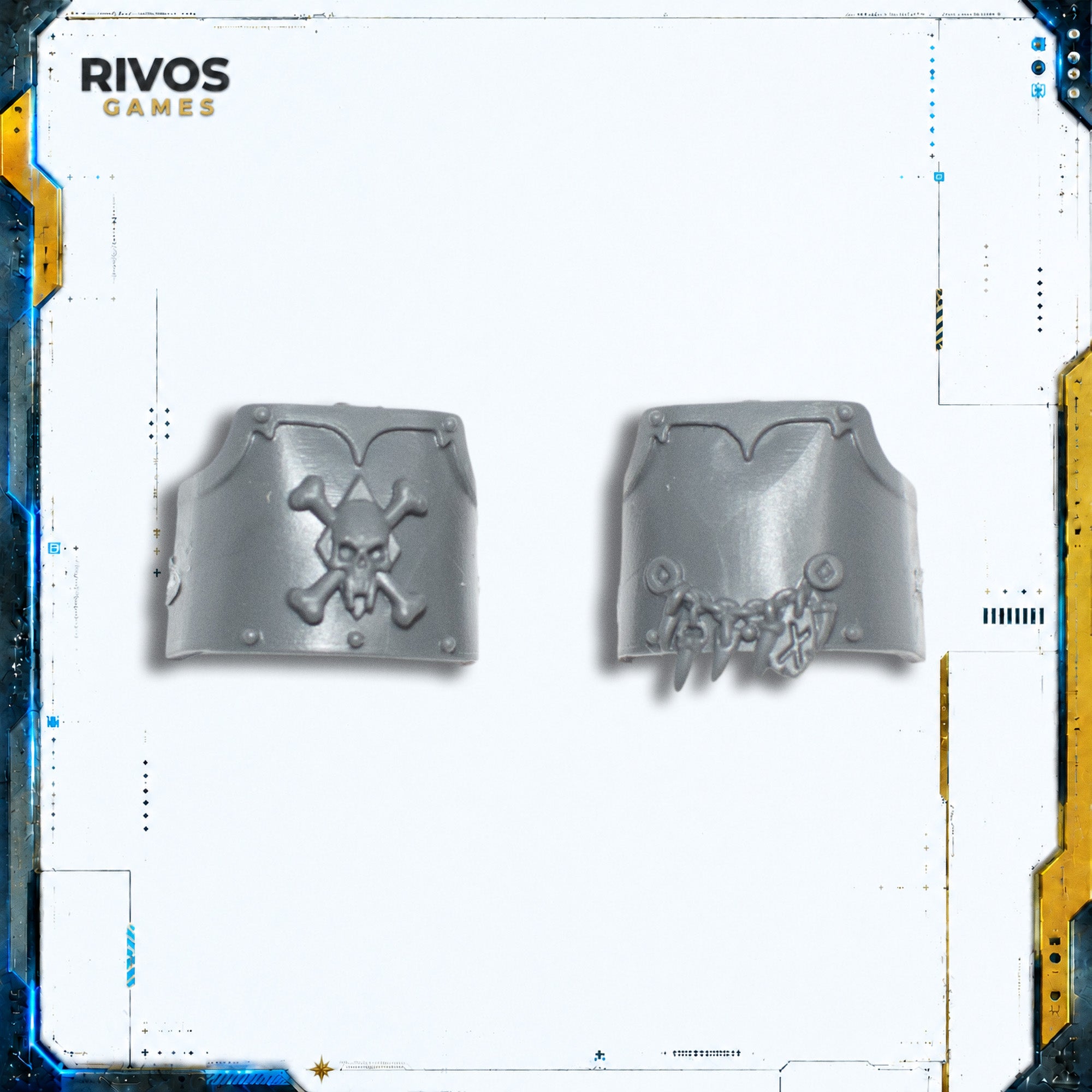 Warhammer 40K Space Wolves Venerable Dreadnought Leg Armour B - Bits (Bitz)