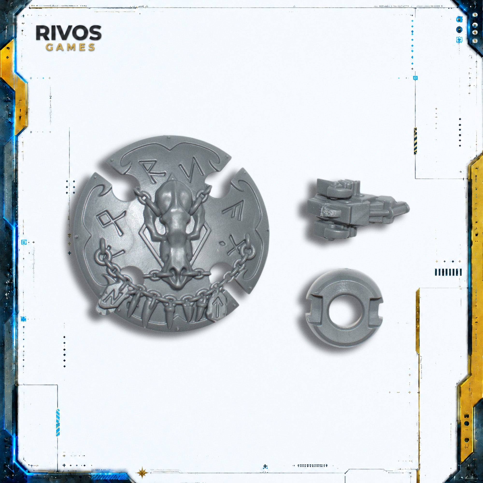 Warhammer 40K Space Wolves Venerable Dreadnought Blizzard Shield - Bits (Bitz)