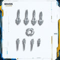 Warhammer 40K Space Wolves Venerable Dreadnought Great Wolf Claw/Trueclaw - Bits (Bitz)