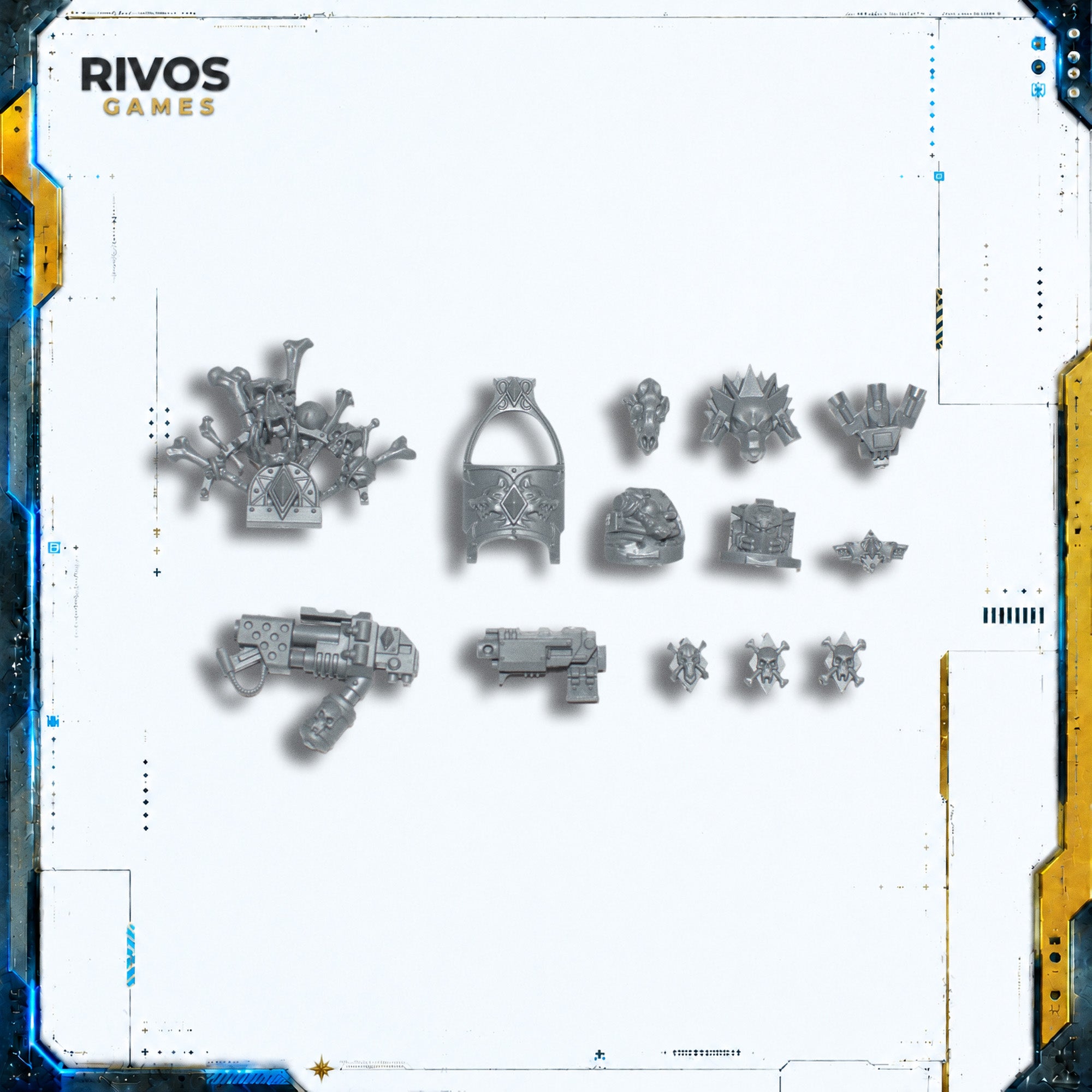 Warhammer 40K Space Wolves Venerable Dreadnought Accessories - Bits (Bitz)