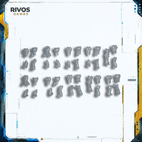 Horus Heresy Space Marines MKIII Tactical Squad Legs and Torsos x 10 Bits Bitz