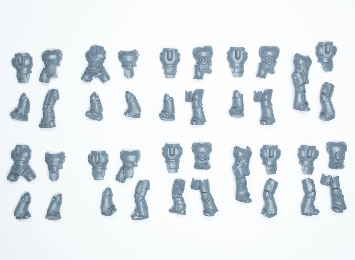 Horus Heresy Space Marines MKIII Tactical Squad Legs and Torsos x 10 Bits Bitz