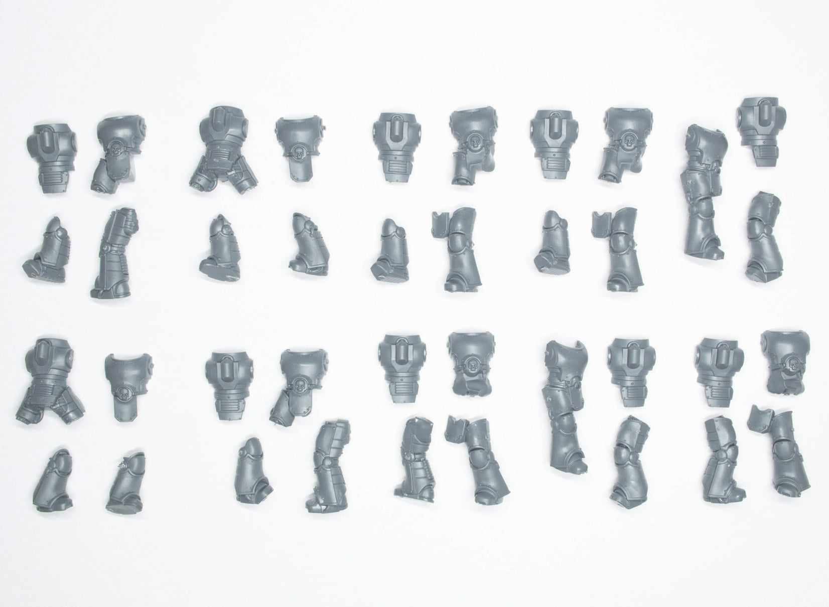 Horus Heresy Space Marines MKIII Tactical Squad Legs and Torsos x 10 - Warhammer - Authentic Sprue