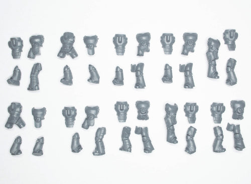 Horus Heresy Space Marines MKIII Tactical Squad Legs and Torsos x 10 - Warhammer - Authentic Sprue