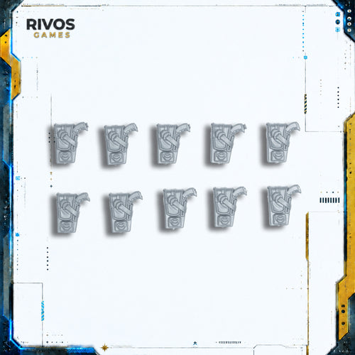 Horus Heresy Space Marines MKIII Tactical Squad Holstered Pistols x 10 Bits Bitz