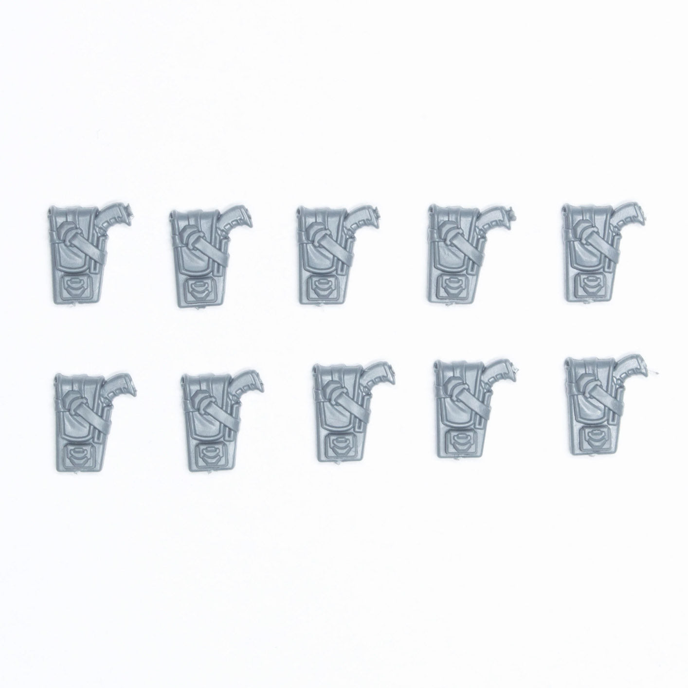 Horus Heresy Space Marines MKIII Tactical Squad Holstered Pistols x 10 - Warhammer - Kitbash Bit