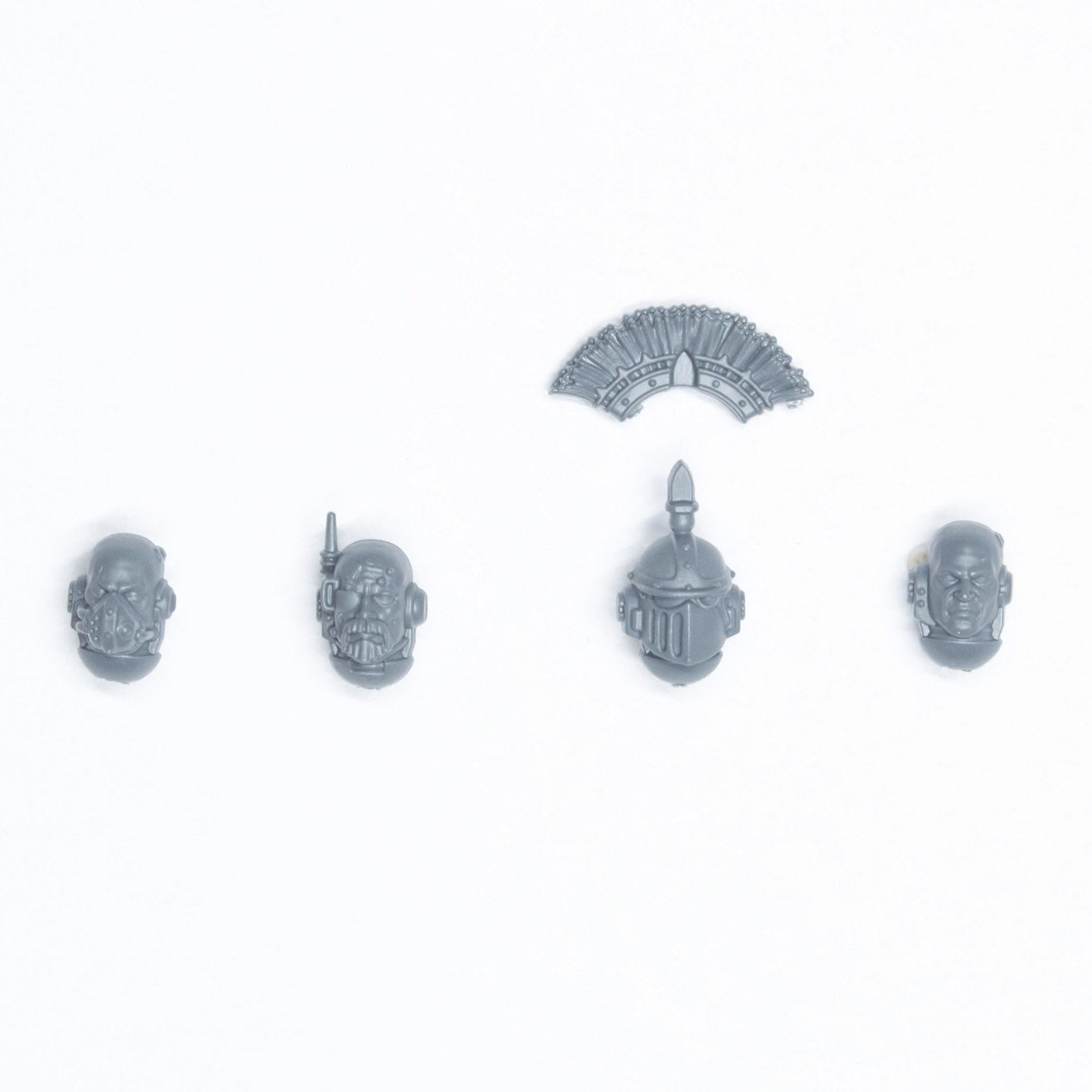 Horus Heresy Space Marines MKIII Tactical Squad Sergeant Heads - Warhammer - Kitbash Bit