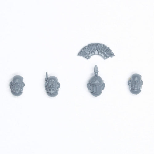 Horus Heresy Space Marines MKIII Tactical Squad Sergeant Heads - Warhammer - Kitbash Bit