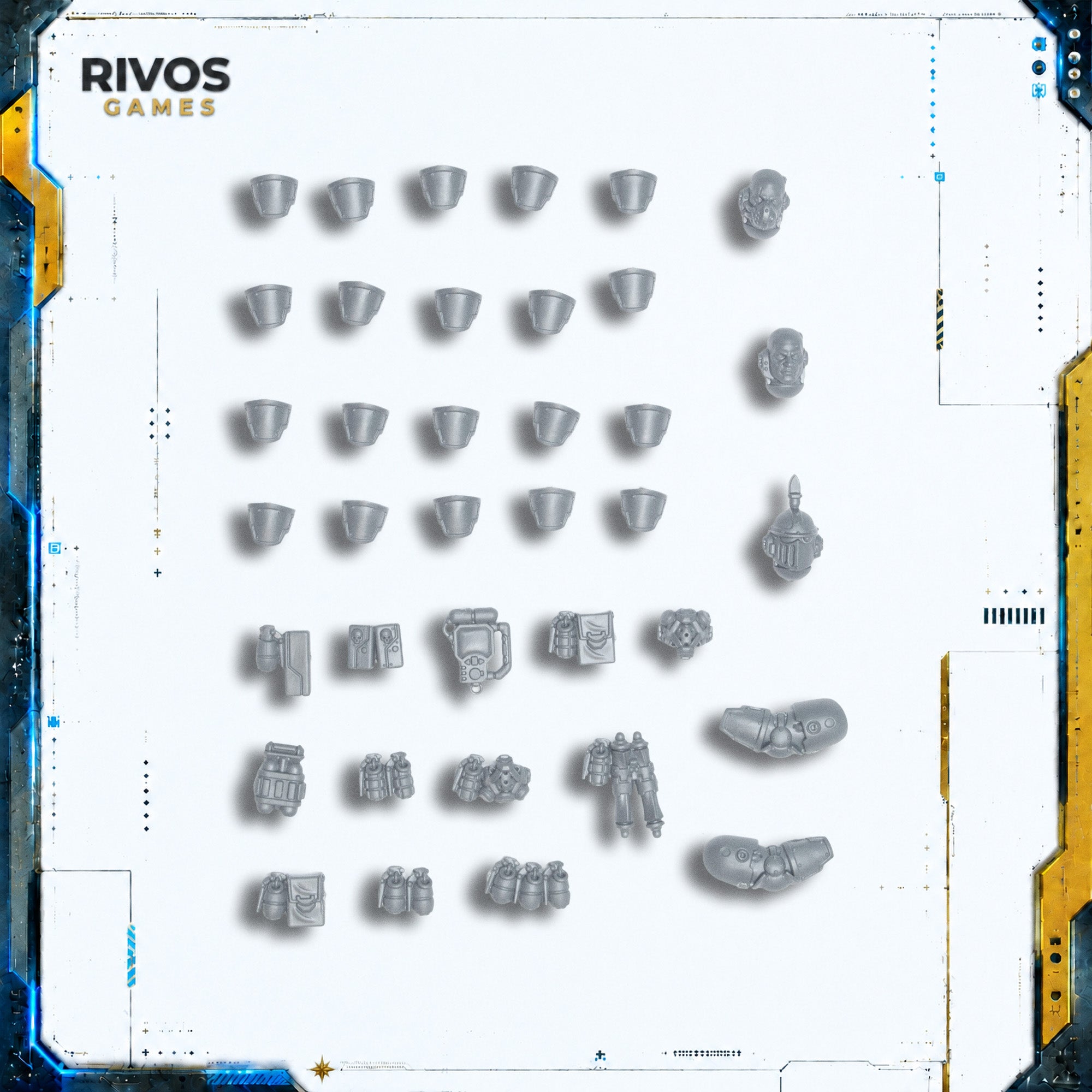 Horus Heresy Space Marines MKIII Tactical Squad Accessories - Bits (Bitz)