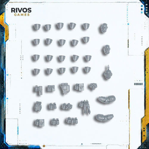 Horus Heresy Space Marines MKIII Tactical Squad Accessories - Bits (Bitz)