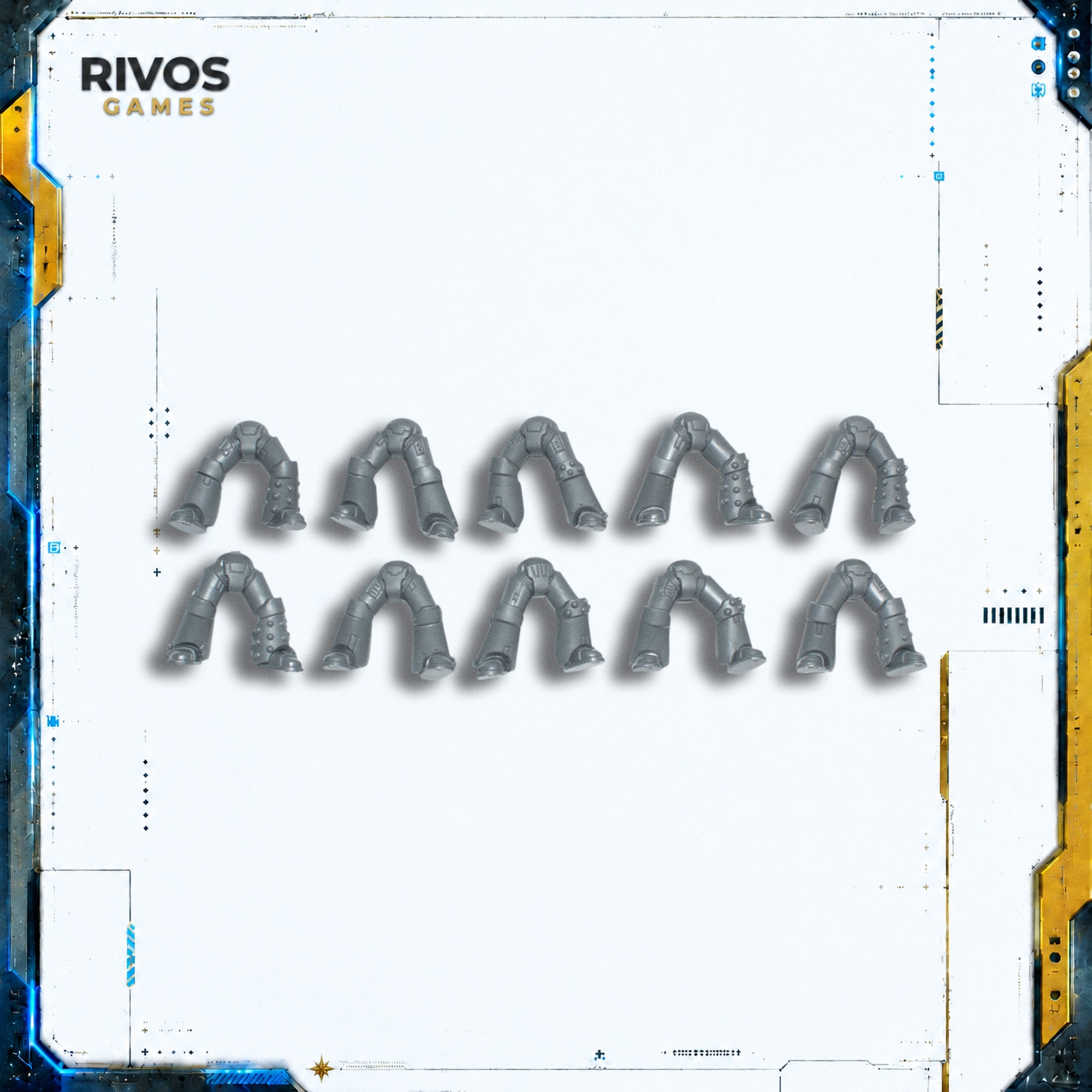 Horus Heresy Space Marines Mark IV Tactical Squad Legs x 10 - Bits (Bitz)