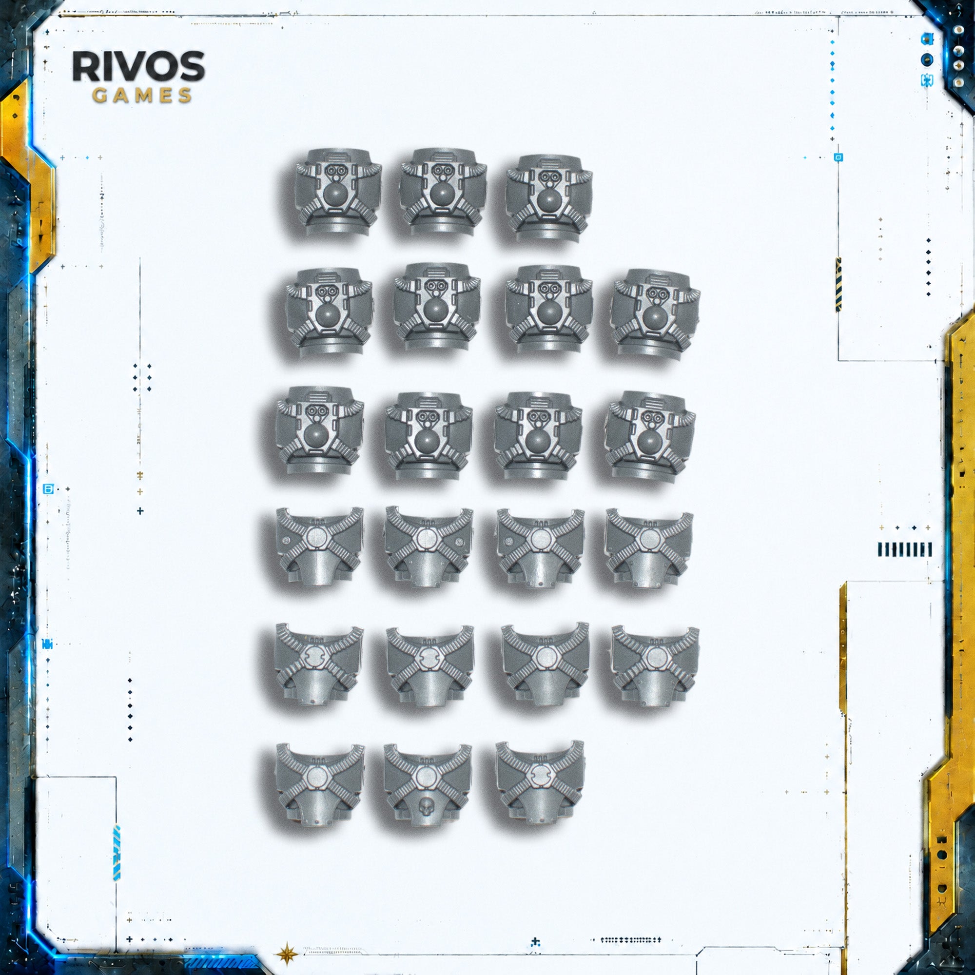 Horus Heresy Space Marines Mark IV Tactical Squad Torso x 11 - Bits (Bitz)