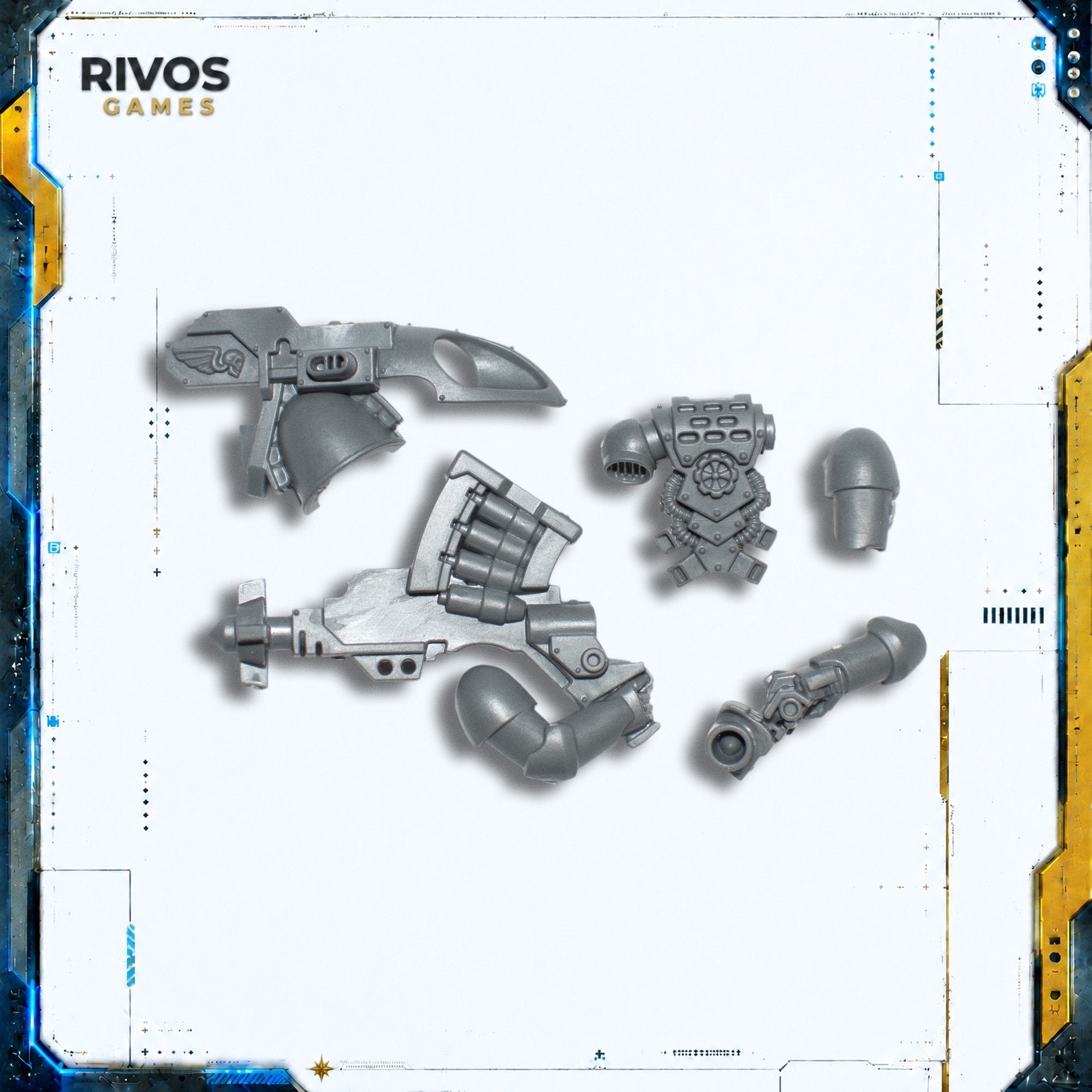 Horus Heresy Space Marines Mark IV Tactical Squad Missile Launcher - Bits (Bitz)