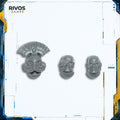 Horus Heresy Space Marines Mark IV Tactical Squad Sergeant Heads - Bits (Bitz)