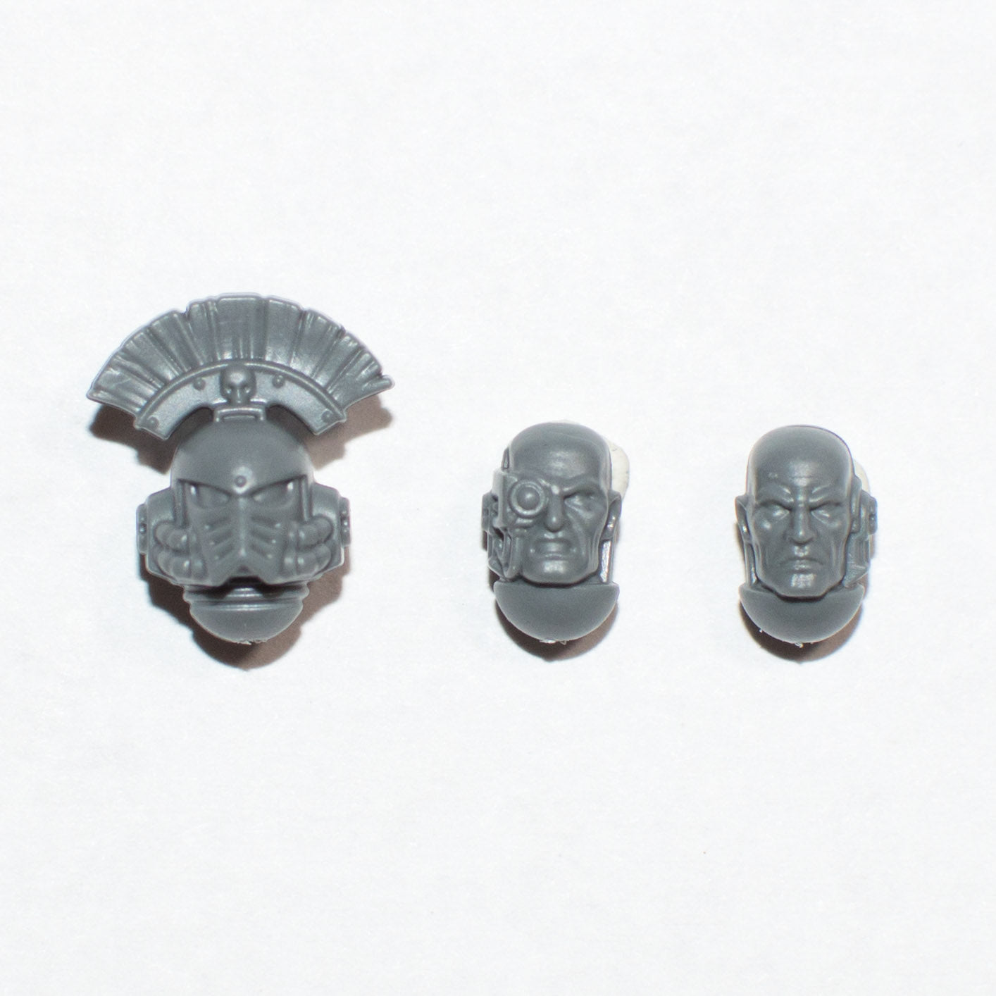 Horus Heresy Space Marines Mark IV Tactical Squad Sergeant Heads - Warhammer - Spare Part