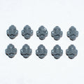 Horus Heresy Space Marines Mark IV Tactical Squad Helmets x 10 Bits Bitz