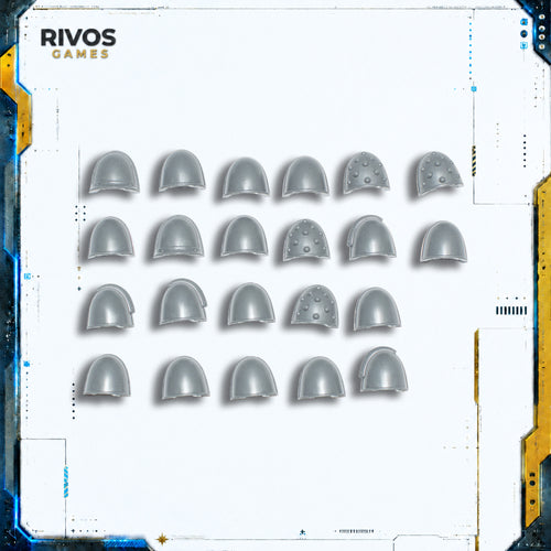 Horus Heresy Space Marines Mark IV Tactical Squad Shoulder Pads x 22 - Bits (Bitz)